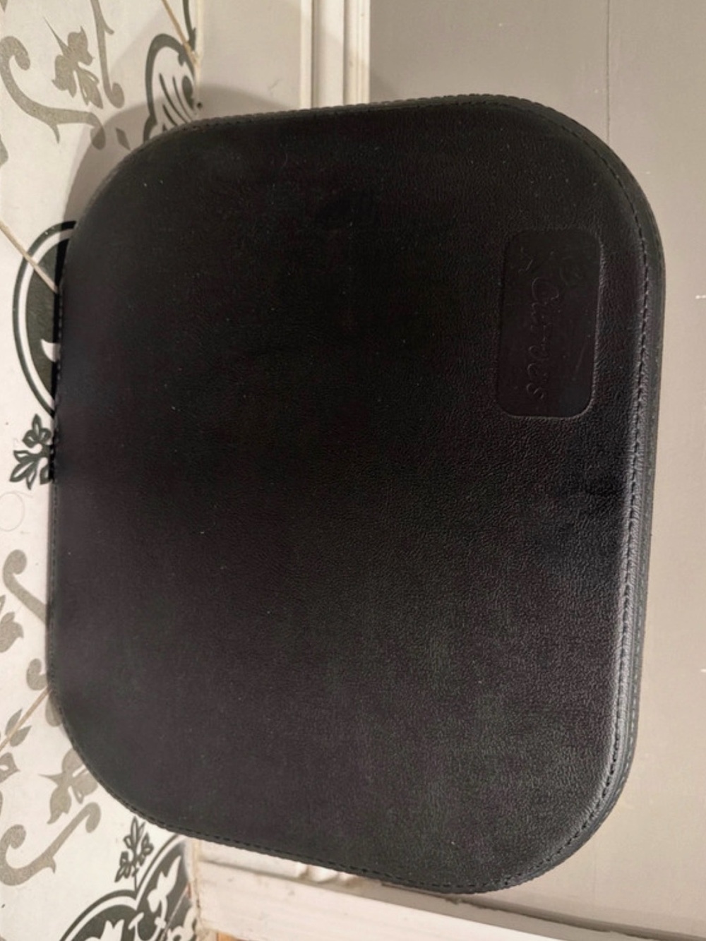 Curves for Women Portable Foam Back Support Lumbar Seat Cushion Pad, Black